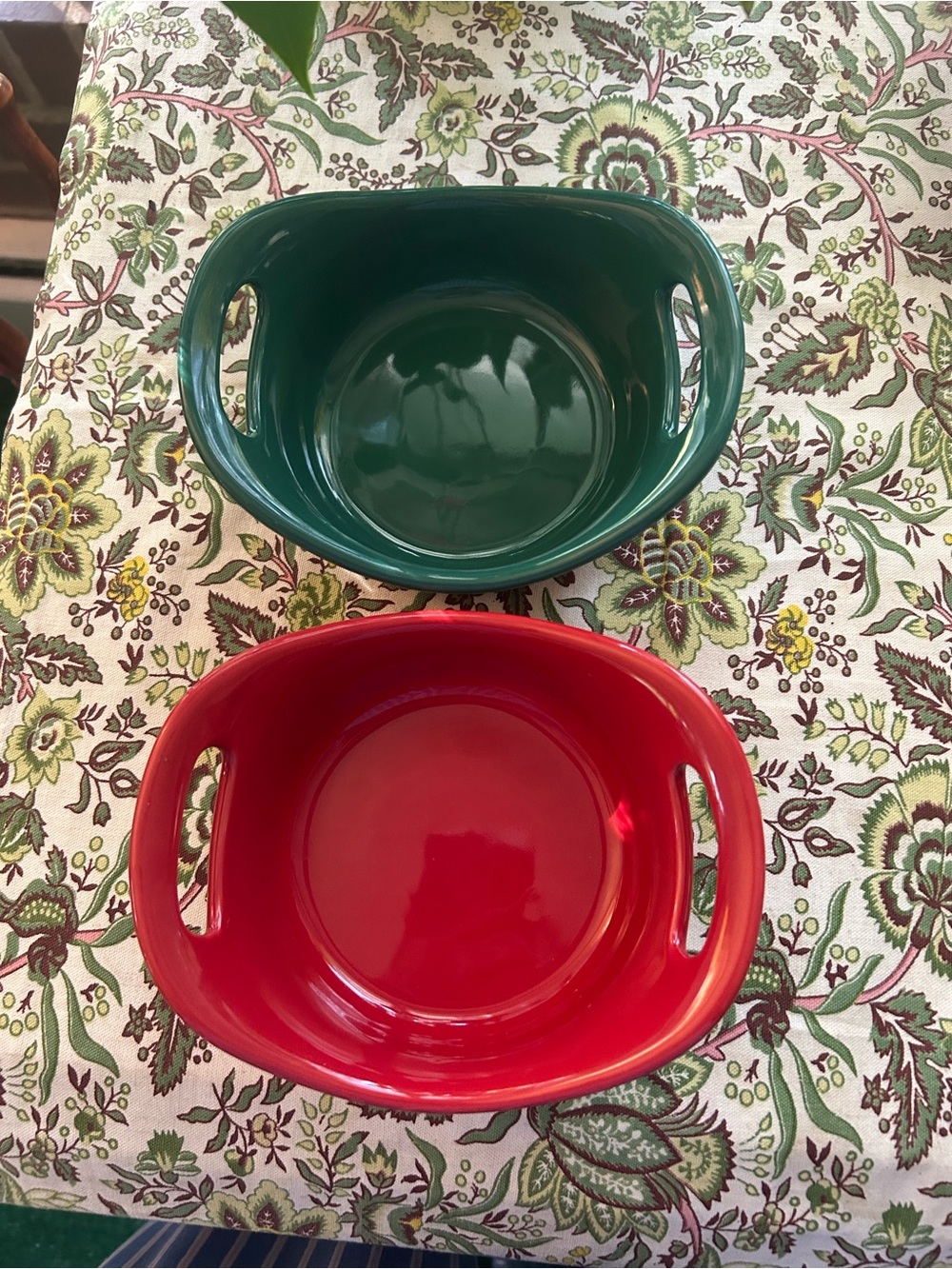 Rachael Ray Red and Green Ceramic Bowl - 12 oz